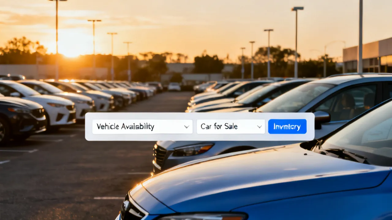 How to Use Vehicle Availability for Smart Car Deals