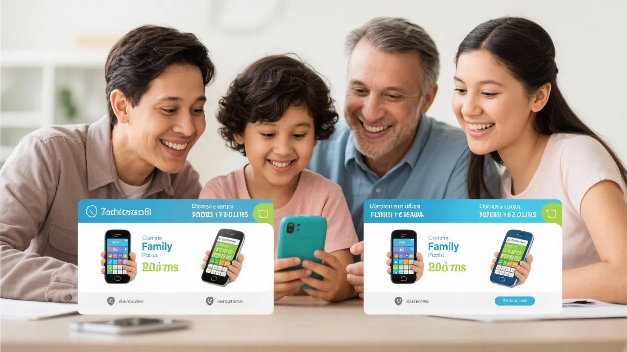 Cell Phone Family Plans Comparison