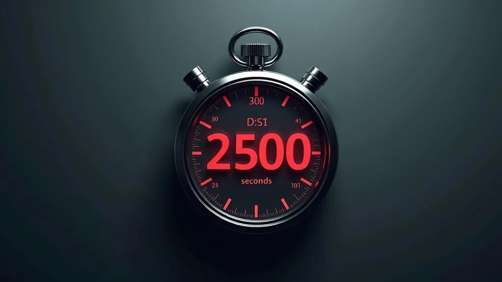 Unraveling the Significance of 2500 Seconds
