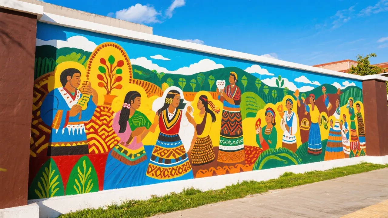 Unveiling the Bbdu Mural's Artistry