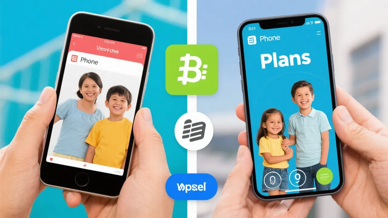 Side-by-Side Cell Plan Comparison