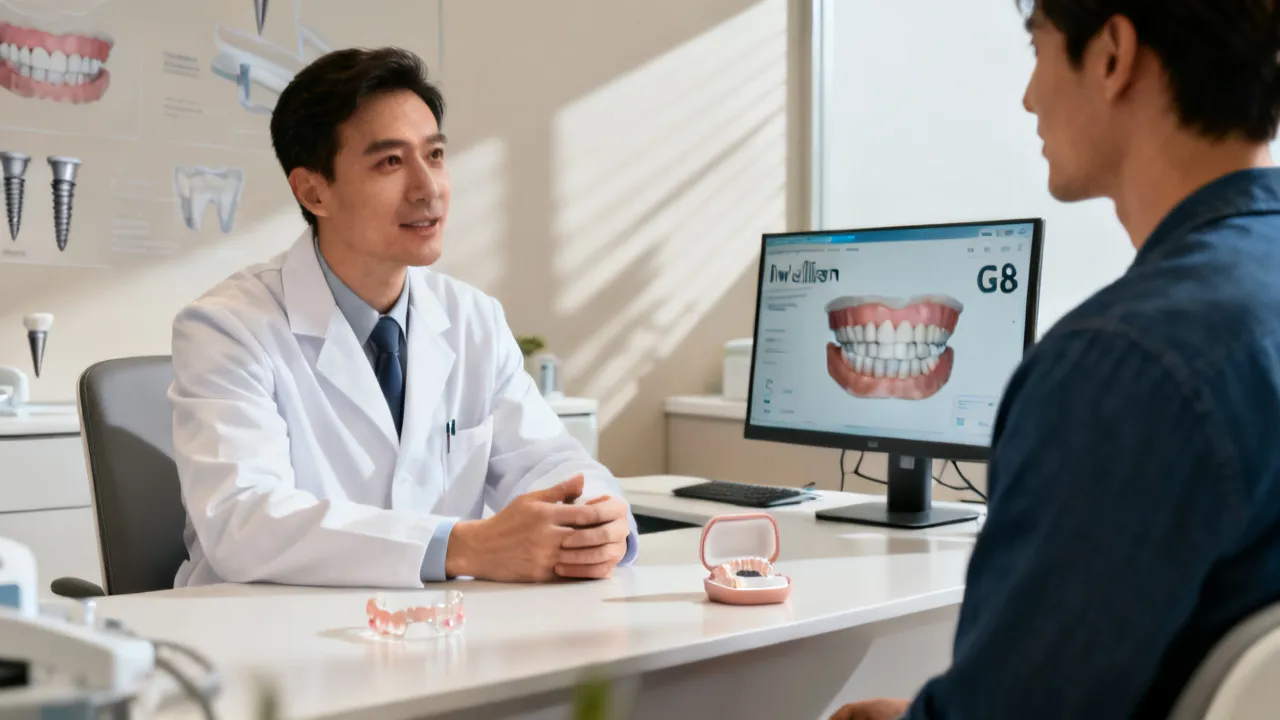 Invisalign G8 and Dental Implants: Cost and Options